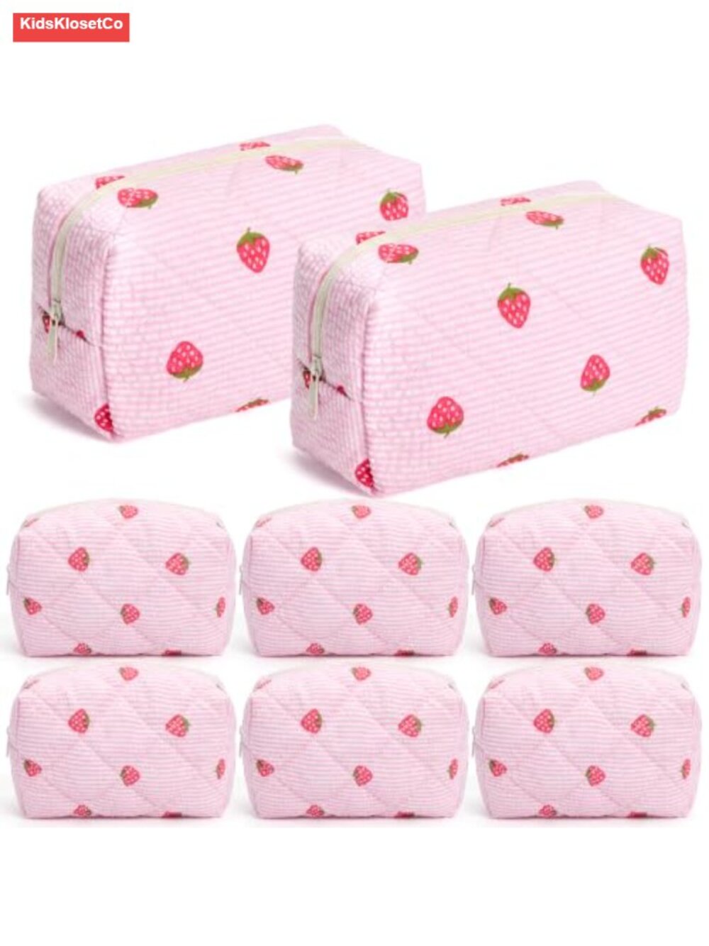 8-Piece Makeup Bag Set Polyester Cotton Travel Cosmetic Organizer for Women - Picture 1 of 5